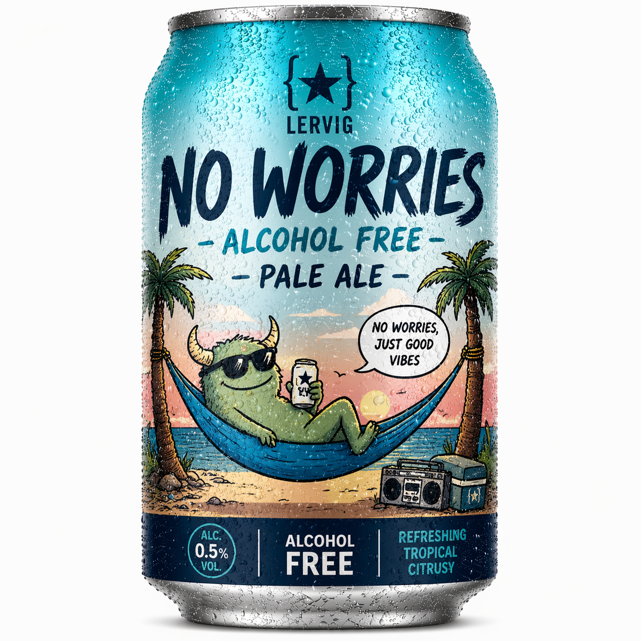 Lervig No Worries Alcohol Free Pale Ale