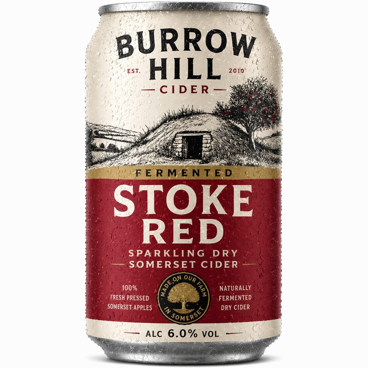 Burrow Hill Fermented Stoke Red Sparkling Dry Somerset Cider