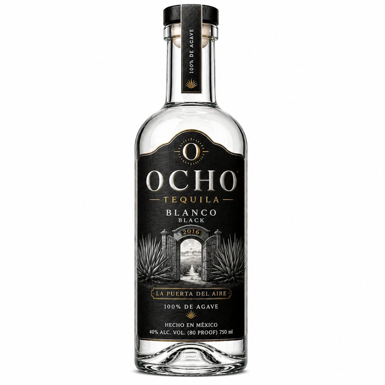 Ocho Blanco Black Tequila 2016 La Puerta Del Aire