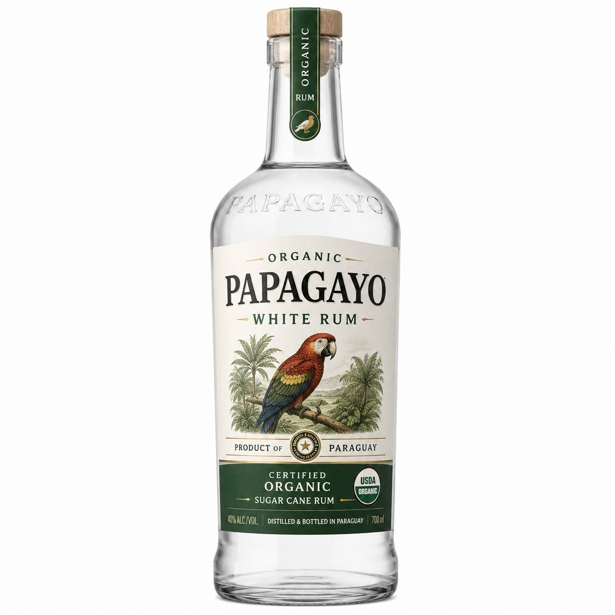 Papagayo Organic White Rum (Paraguay)