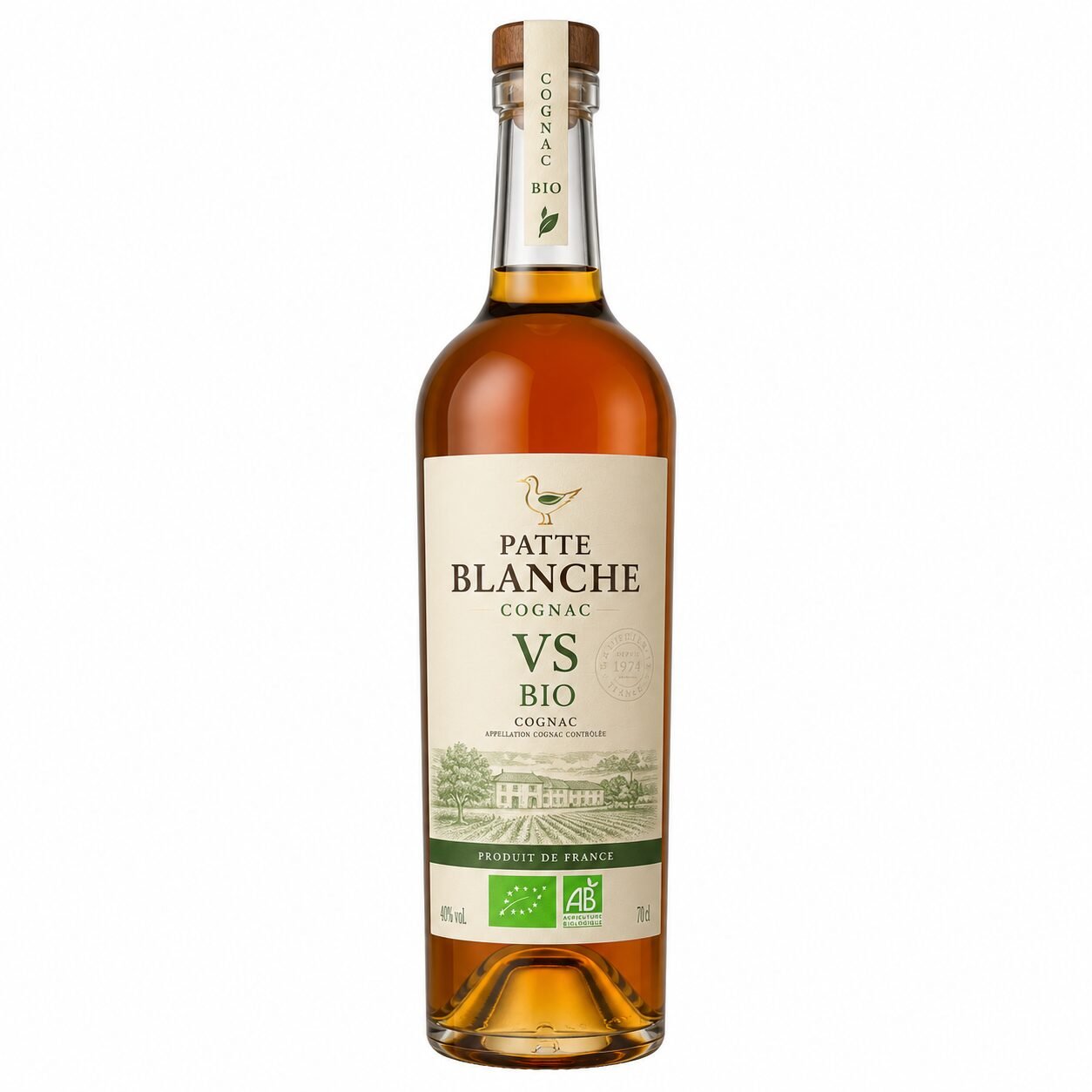 Cognac Patte Blanche VS Bio